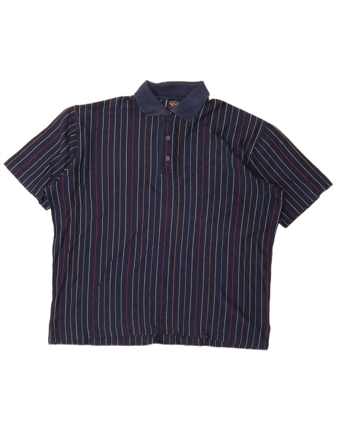 Paul & Shark herre poloshirt stor marineblå stribet