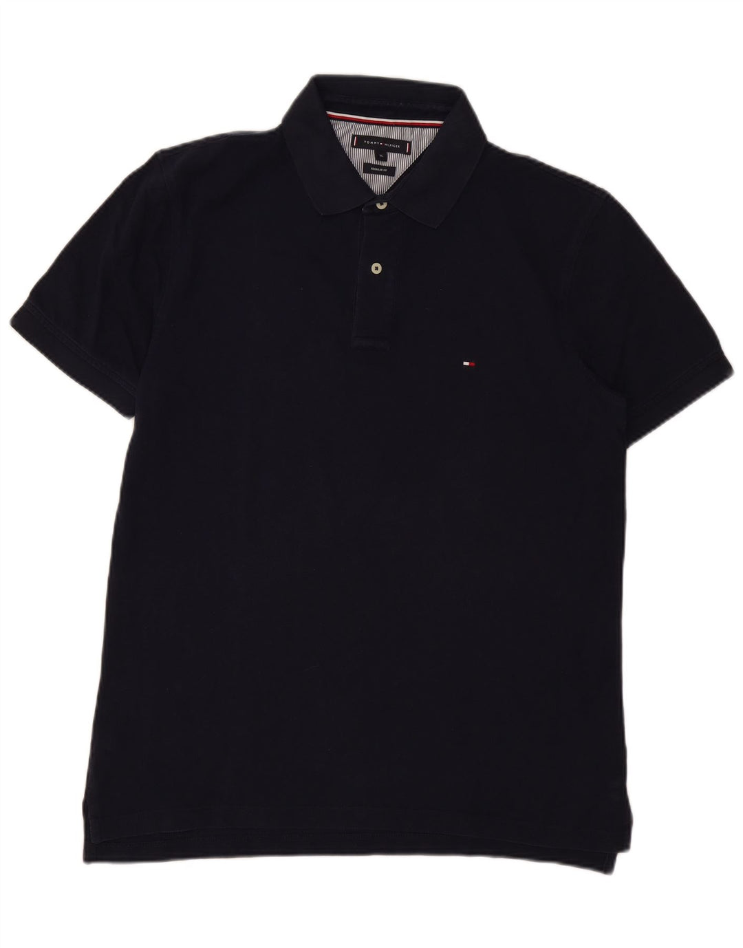Tommy Hilfiger Herre Regular Fit Polo Shirt XL Navy Blue