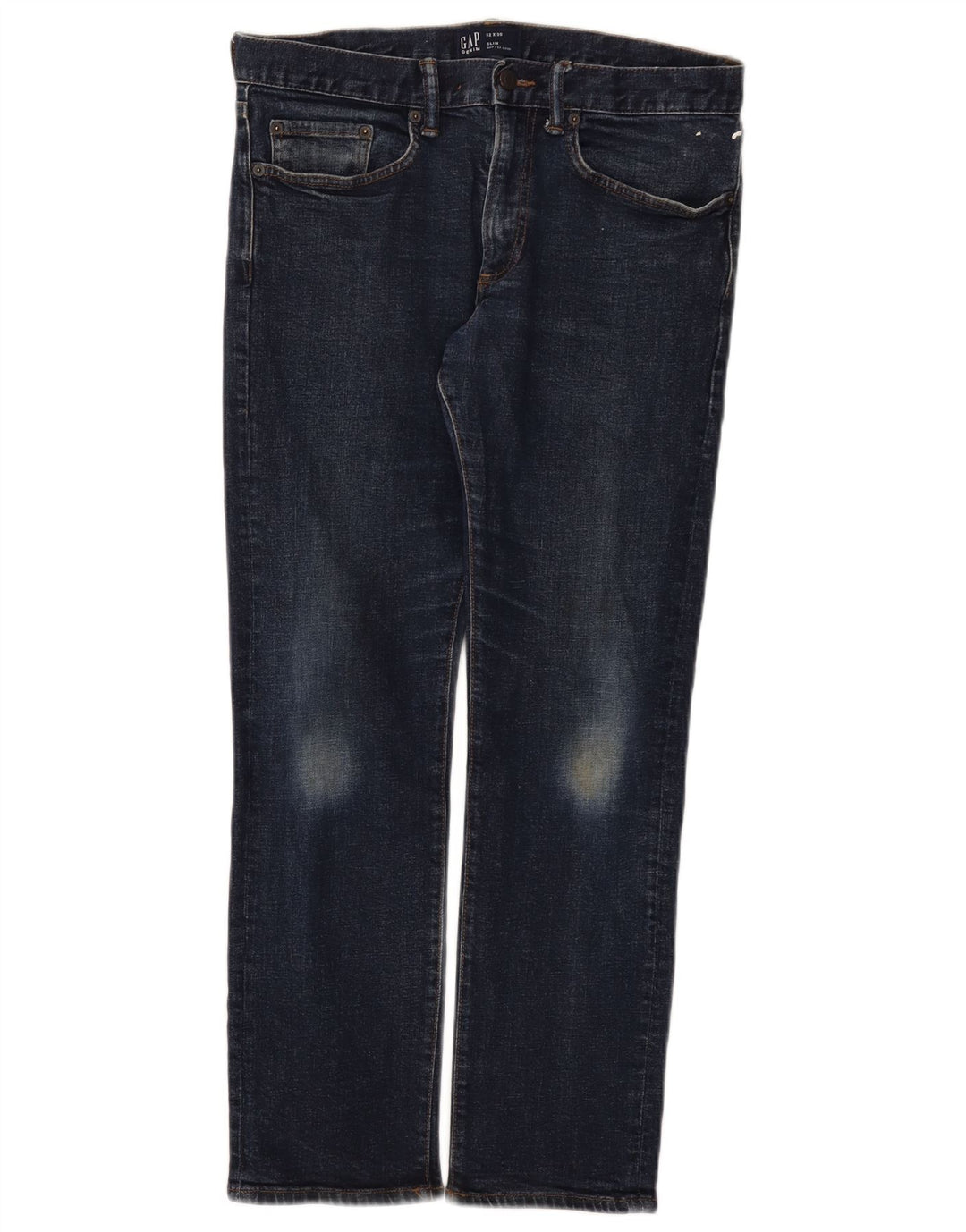 Gap Herre Slim Jeans W32 L27 Marineblå Bomuld