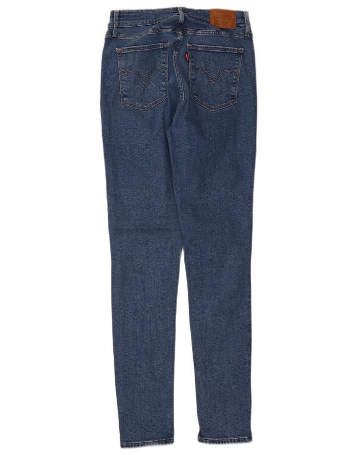 LEVI'S Dame 721 Skinny Jeans med høj talje W28 L30 Blå