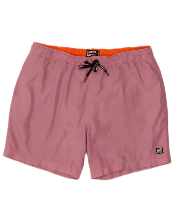 Superdry Badeshorts til mænd XL Pink Polyester