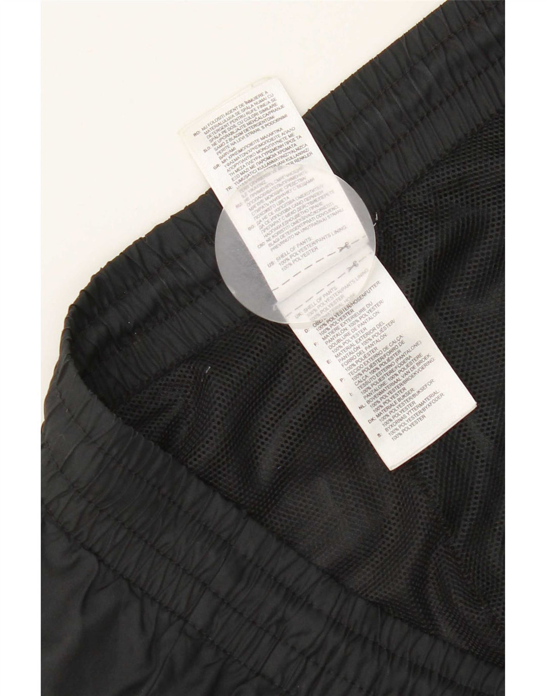 Adidas Træningsdragtsbukser til mænd UK 38/40 Medium Sort Polyester