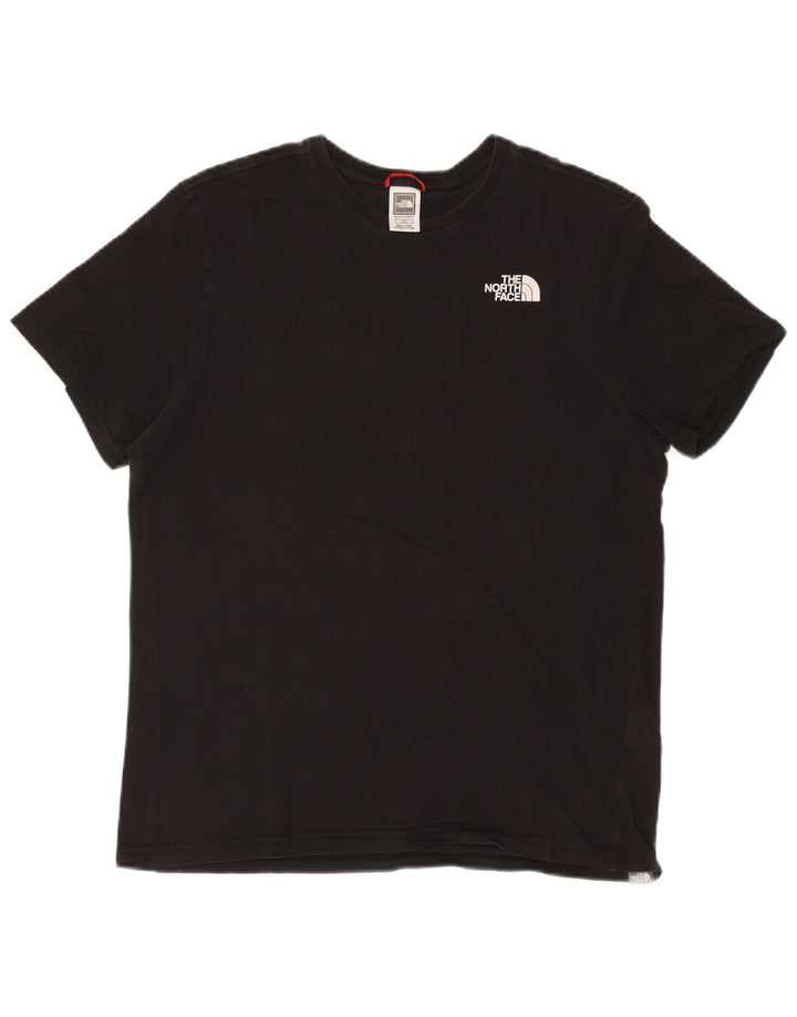 The North Face Herre Grafisk T-Shirt Top Stor Sort Bomuld