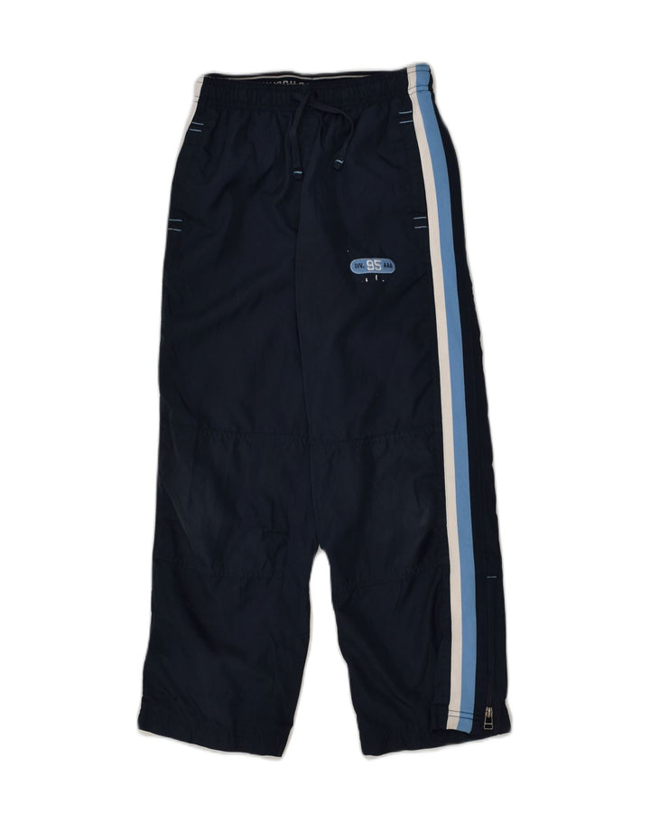 OSH KOSH Boys Tracksuit Trousers 9-10 Years Navy Blue Polyester | Vintage Osh Kosh | Thrift | Second-Hand Osh Kosh | Used Clothing | Messina Hembry 