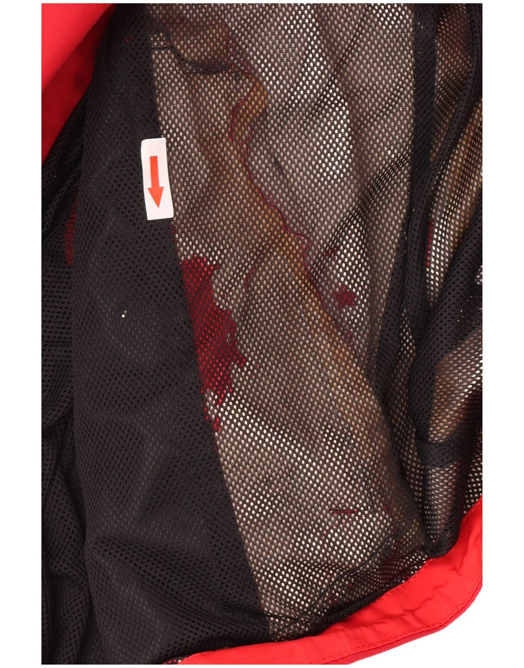 Jack Wolfskin Dame Hætte Regnjakke UK 22/24 2XL Rød