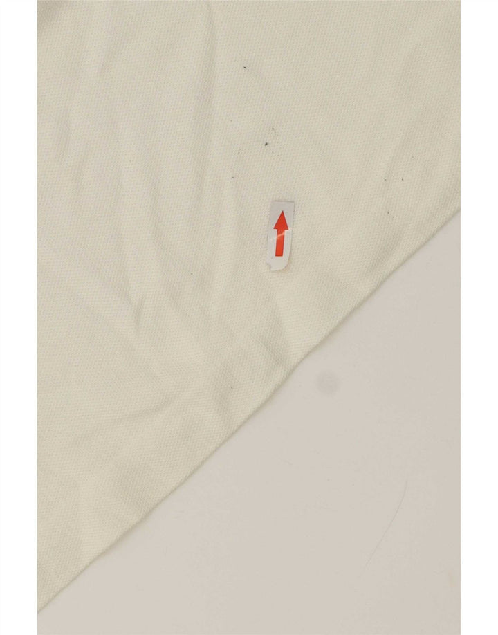 Lacoste Polo Shirt til mænd Størrelse 6 XL Hvid Bomuld
