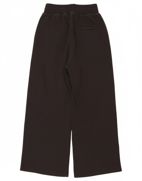 Puma kvinders brede ben Casual bukser UK 4 XS sort bomuld