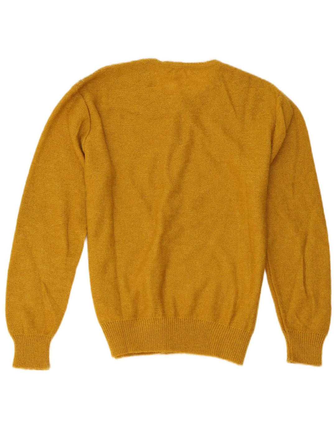 Vintage dame cardigan sweater UK 14 Medium Yellow