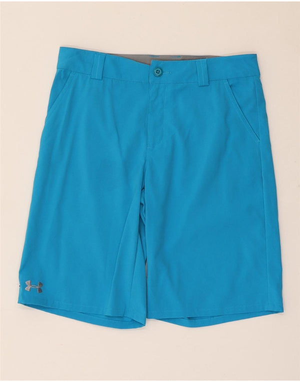 Under Armour Boys Chino Shorts 11-12 år Large W30 Blue Polyester