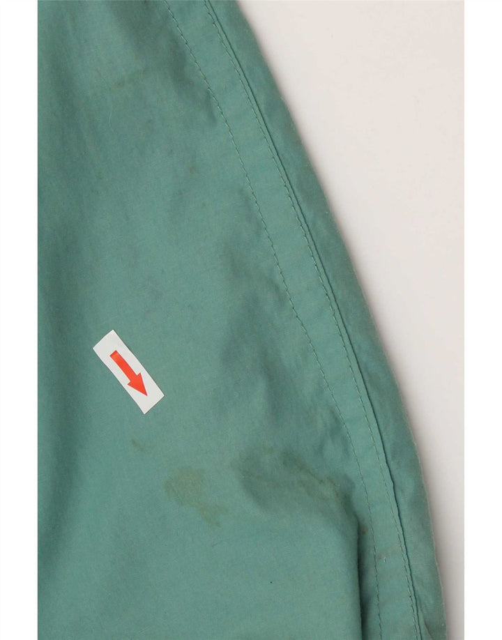 Vintage bomberjakke til mænd IT 54 2XL blå stribet polyester