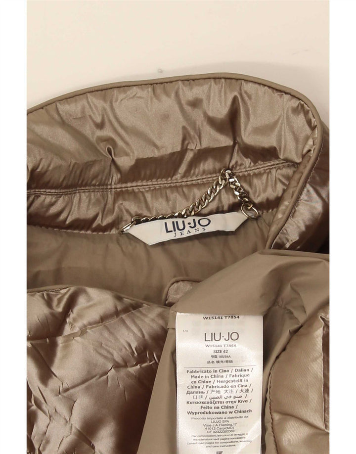 Liu Jo Polstret Damejakke IT 42 Medium Guld Polyester
