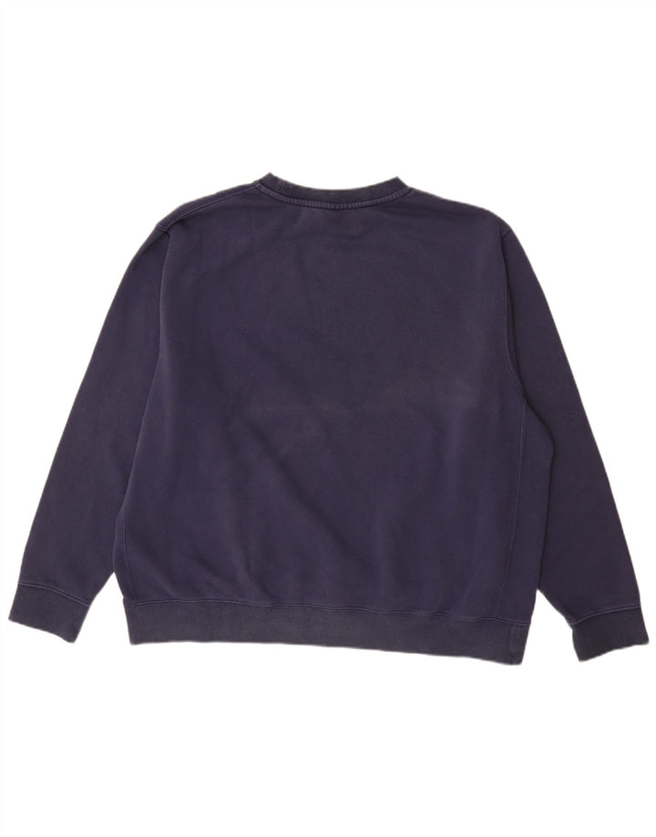 Nike sweatshirt til mænd XL marineblå bomuld