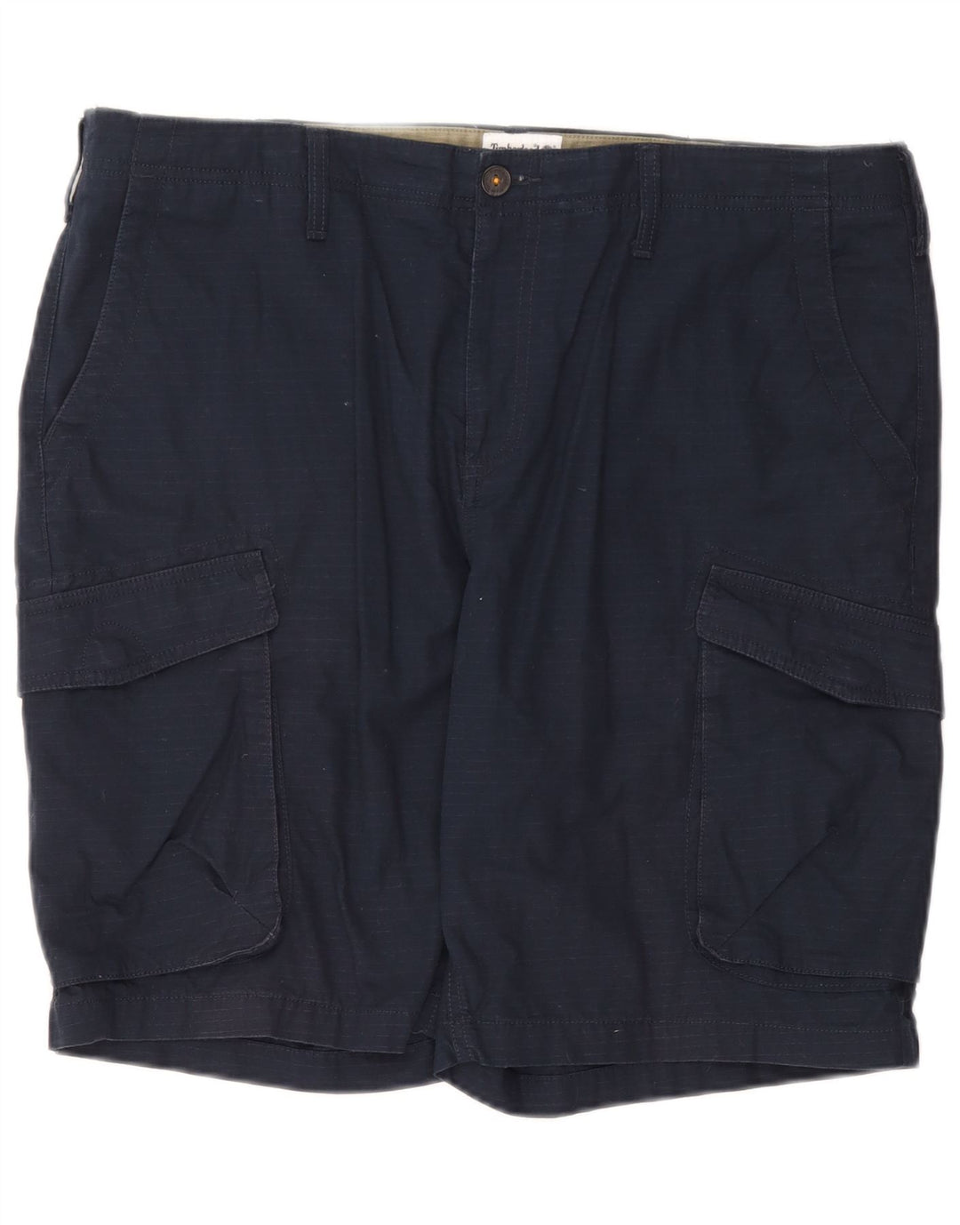 TIMBERLAND Herre Cargo Shorts W38 XL Marineblå Bomuld