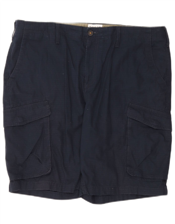 TIMBERLAND Herre Cargo Shorts W38 XL Marineblå Bomuld