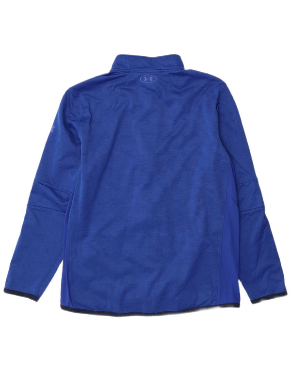 UNDER ARMOUR Herre Cold Gear Træningsdragt Topjakke UK 42 XL Blå Polyester