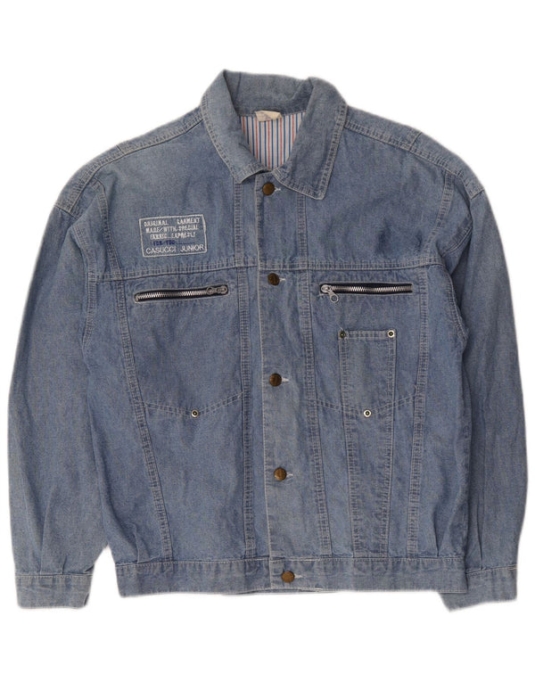 Casucci Dame denimjakke IT 42 Medium Blue Bomuld