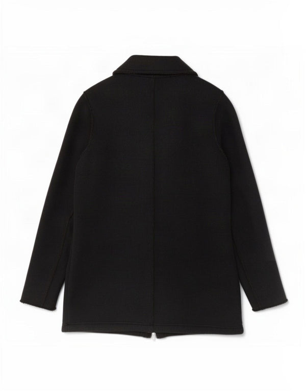 Bænk Dame Longline Cardigan Sweater UK 18 XL Sort Akryl