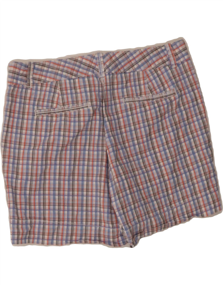 DOCKERS Womens Chino Shorts US 8 Medium W30  Multicoloured Check Classic Vintage Dockers and Second-Hand Dockers from Messina Hembry 