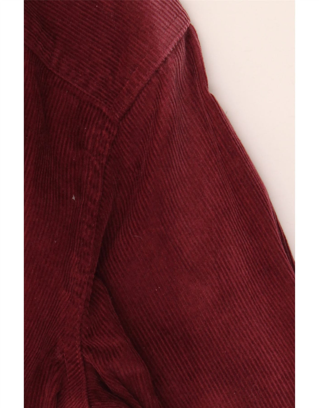 CREW TØJ Herre fløjlsskjorte Medium Bourgogne bomuld