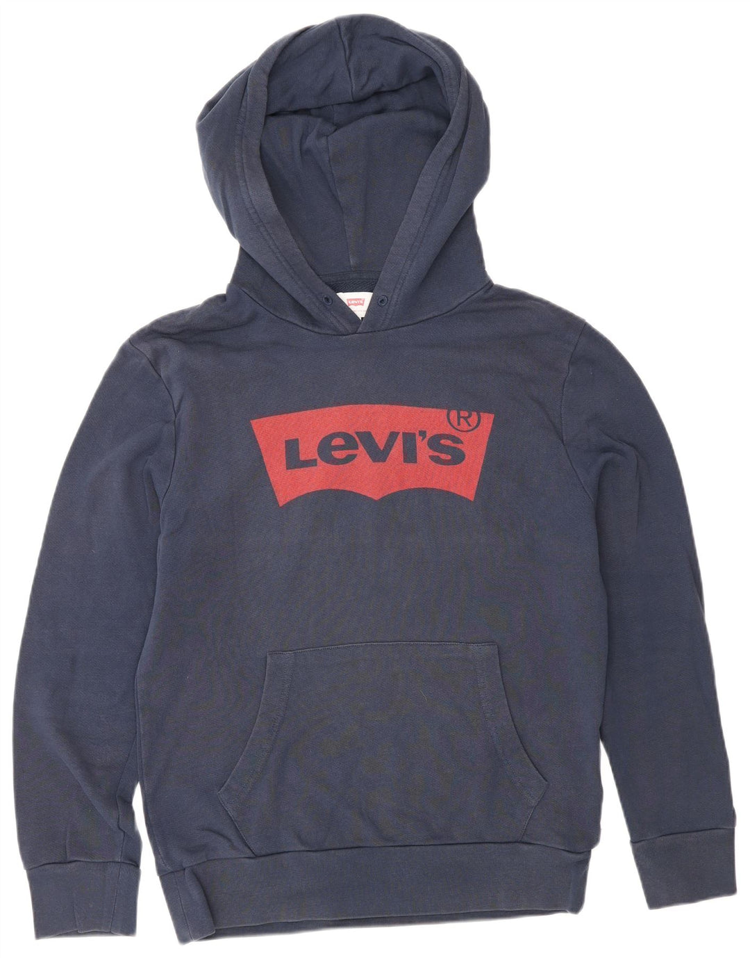 Levi's Grafisk hættetrøje til mænd, lille marineblå bomuld