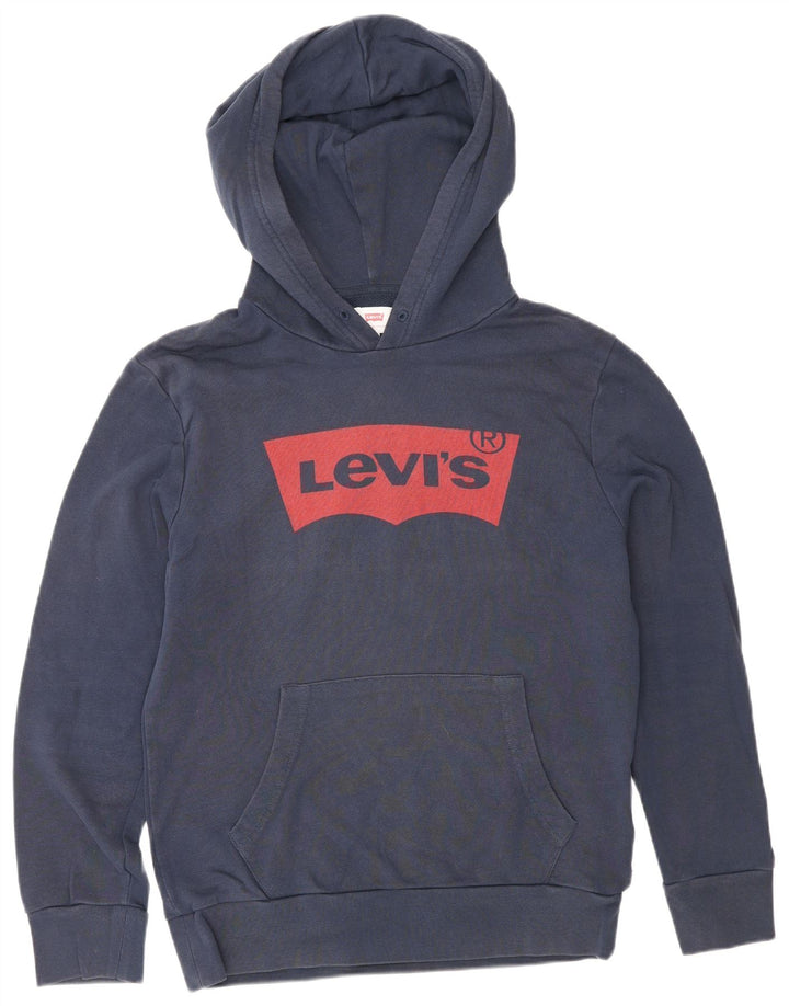 Levi's Grafisk hættetrøje til mænd, lille marineblå bomuld