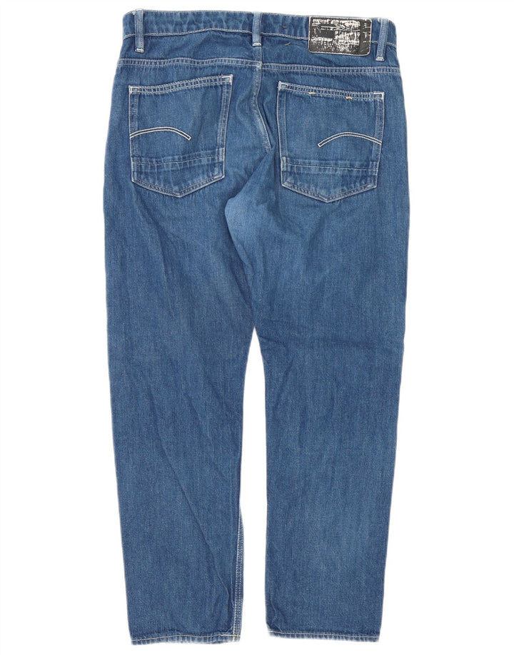 G-Star Straight Jeans til mænd W32 L27 blå bomuld