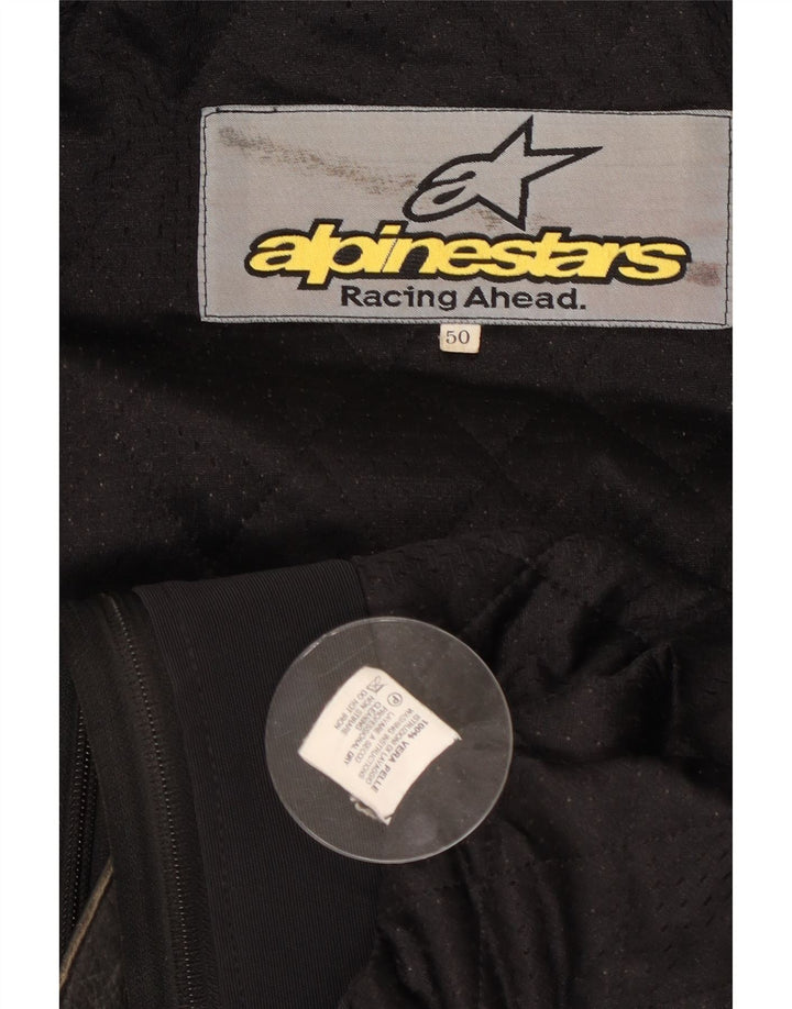 Alpinestars Herre grafisk læder racerjakke EU 50 medium sort læder