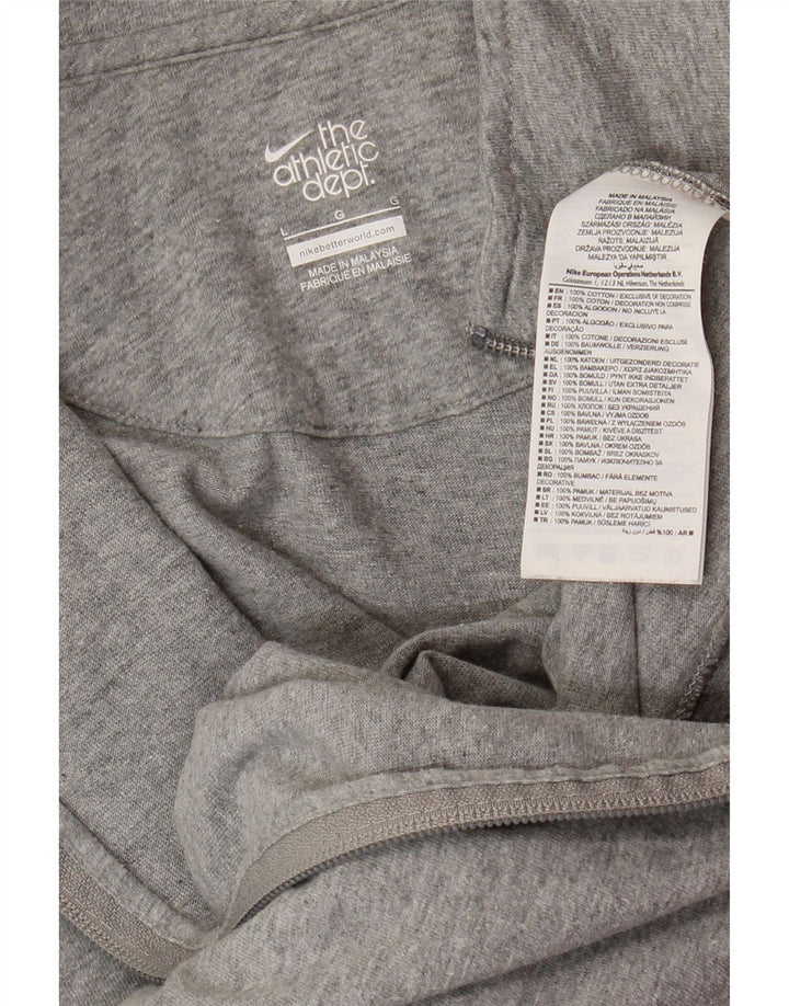 NIKE Grafisk træningsdragt jakke til mænd Stor grå bomuld