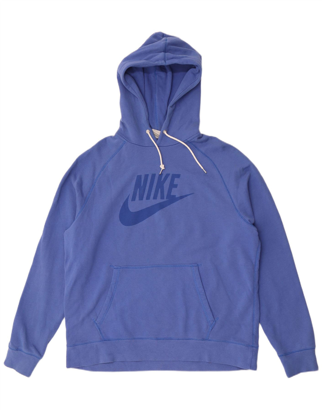 Nike grafisk hættetrøje til mænd XL blå bomuld