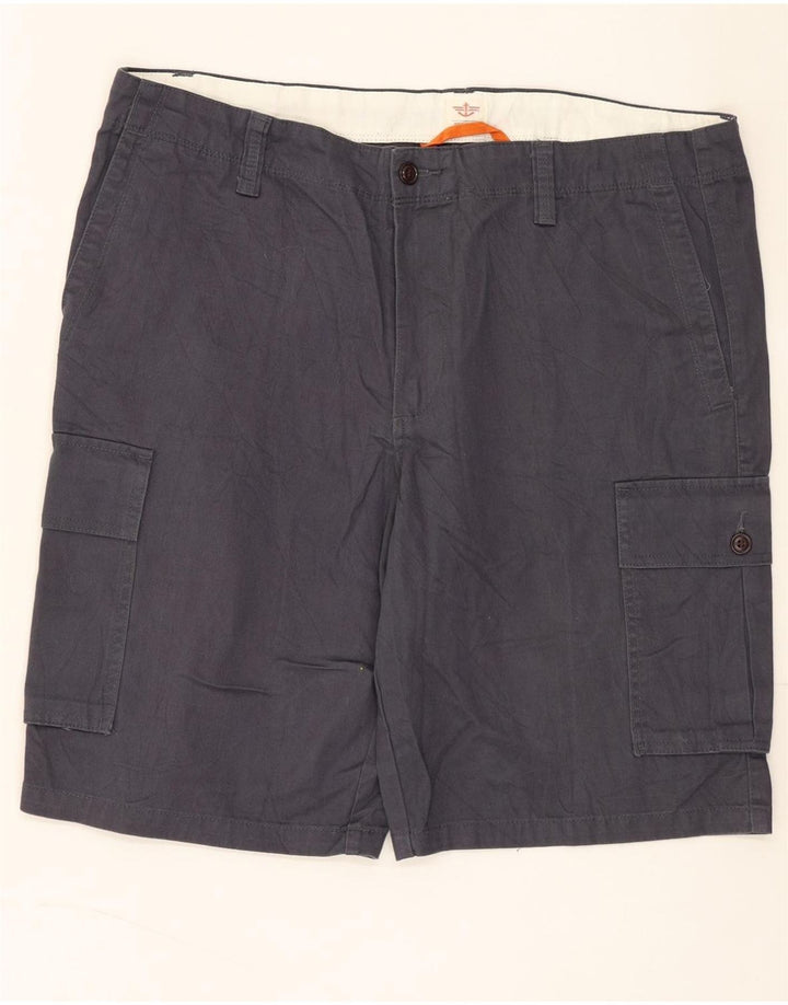 DOCKERS Mens Cargo Shorts W38 XL Grey Cotton Vintage Dockers and Second-Hand Dockers from Messina Hembry 