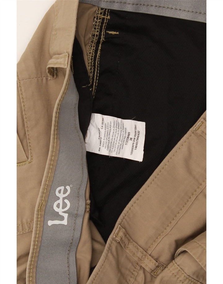 LEE Mens Cargo Shorts W38 XL Beige Cotton Vintage Lee and Second-Hand Lee from Messina Hembry 