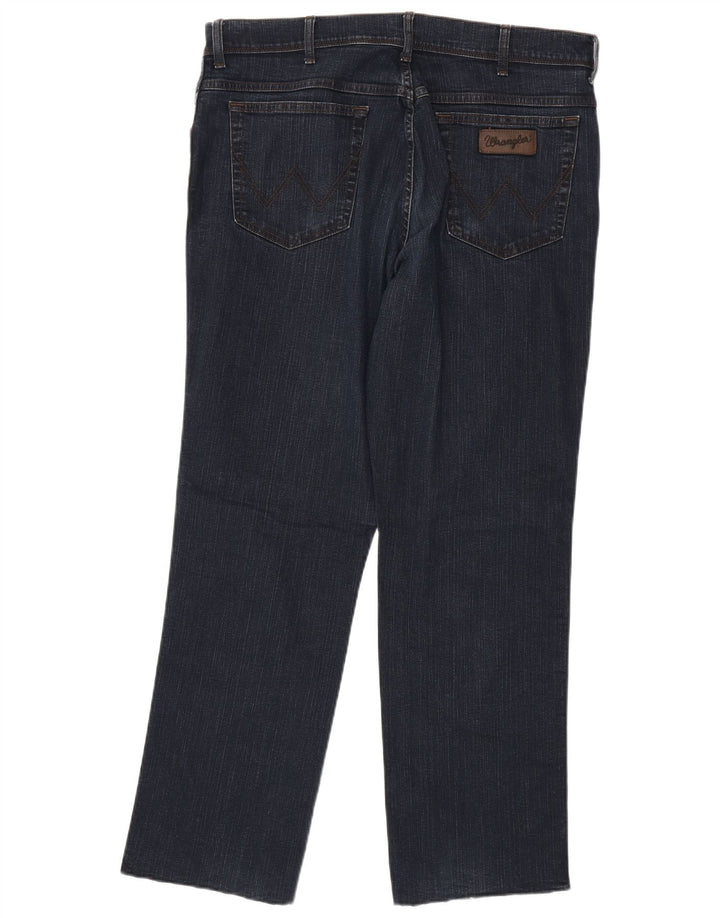 Wrangler Straight Jeans til mænd W38 L31 Marineblå