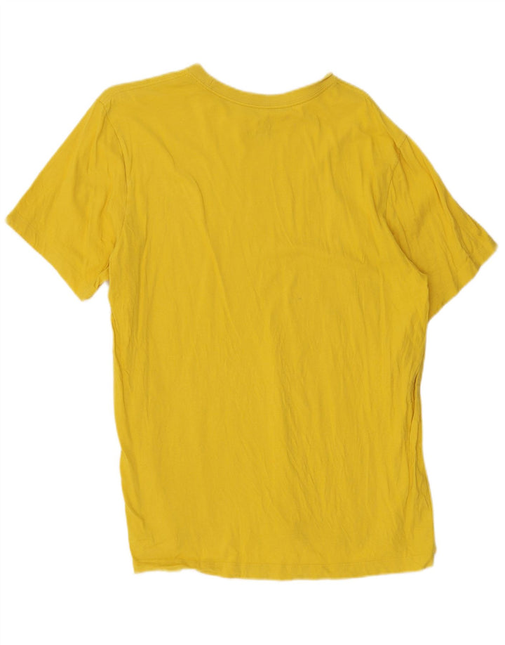 Nike herre T-shirt top XL gul bomuld