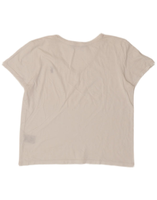 Ralph Lauren Pige T-Shirt Top 13-14 år XL Hvid Bomuld