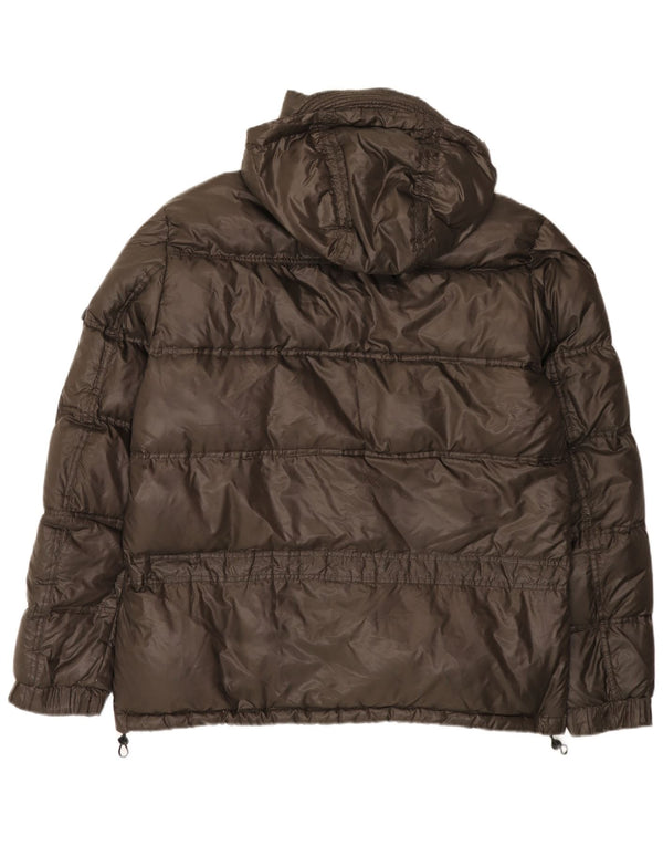 Blauer Herre hættepolstret jakke UK 46 3XL brun polyamid