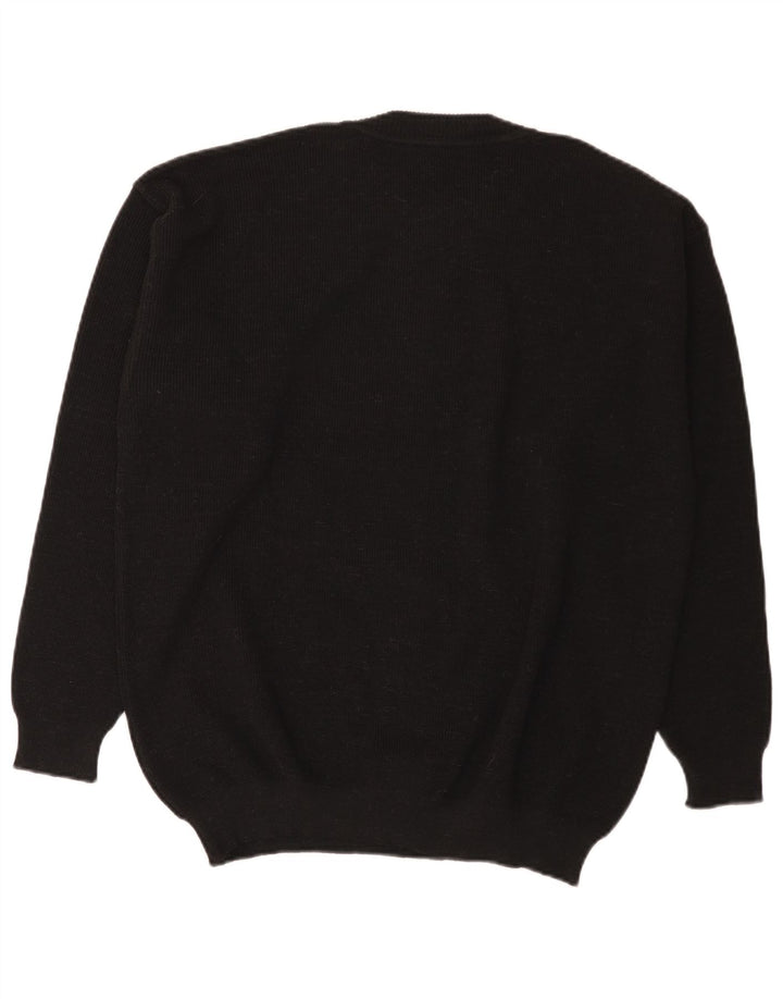 Cobra Herre Crew Neck Jumper Sweater IT 52 Stor Sort Akryl