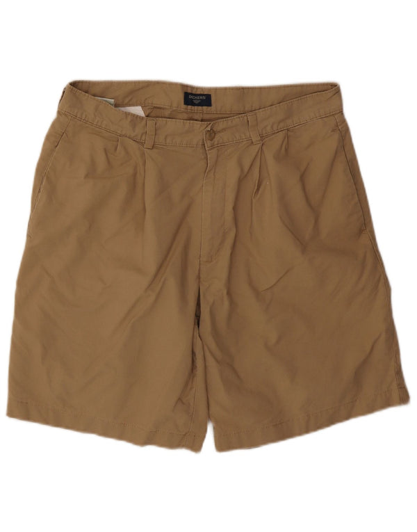 Dockers Herre Pegged Chino Shorts W34 Large Brown Bomuld