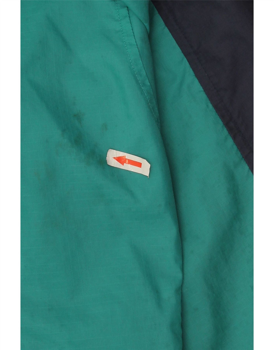 Puma Regnjakke til mænd UK 36 Lille turkis Colourblock Nylon