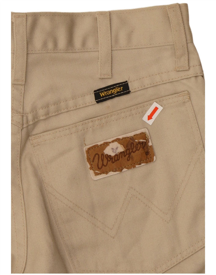 WRANGLER Dame Bootcut Casual Bukser W26 L32 Beige Bomuld