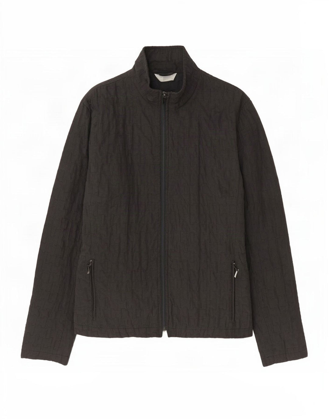 Marks & Spencer Quiltet jakke til kvinder UK 14 Medium Grey Polyester