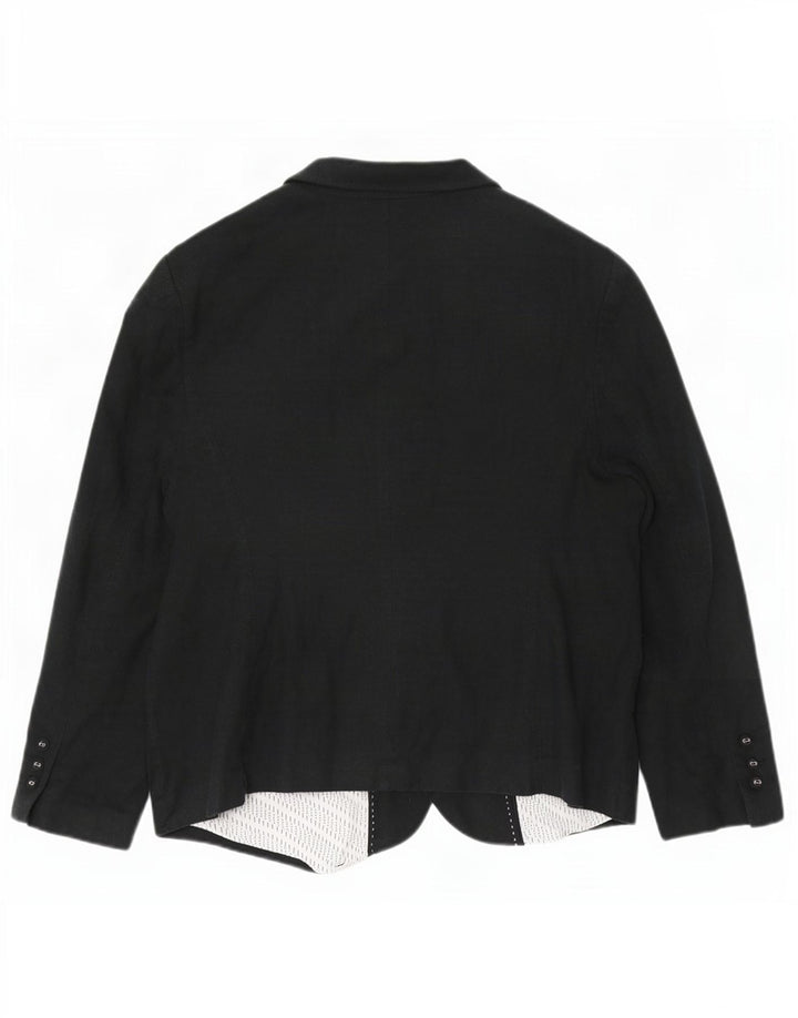 Marks & Spencer Dame 3-knaps blazerjakke UK 22 3XL Grå hør