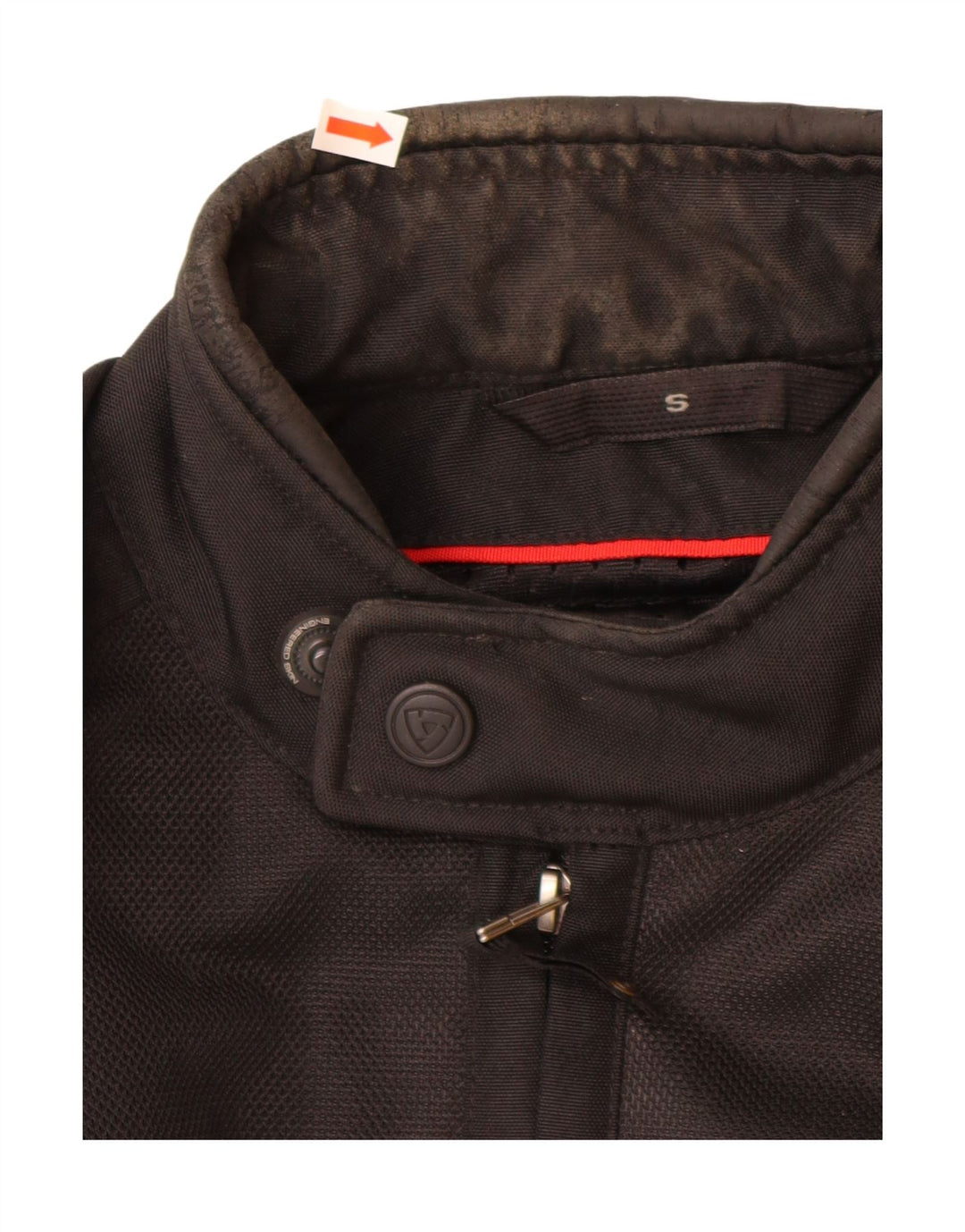REVIT Herre Graphic Racer Jacket UK 36 Small Black Polyester