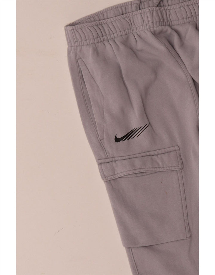 NIKE Graphic Cargo træningsdragtbukser til kvinder Joggers UK 10 Small Grå