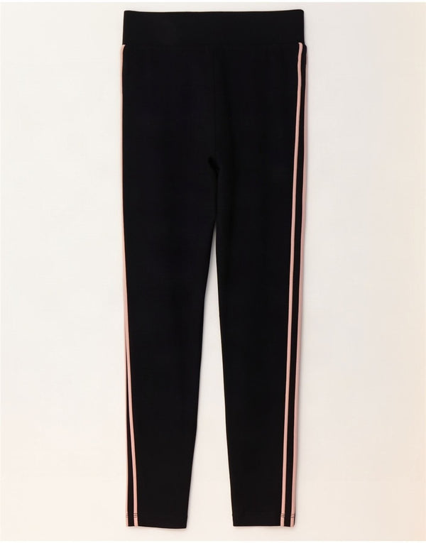 Marks & Spencer Womens Leggings UK 8 Small Navy Blue Cotton