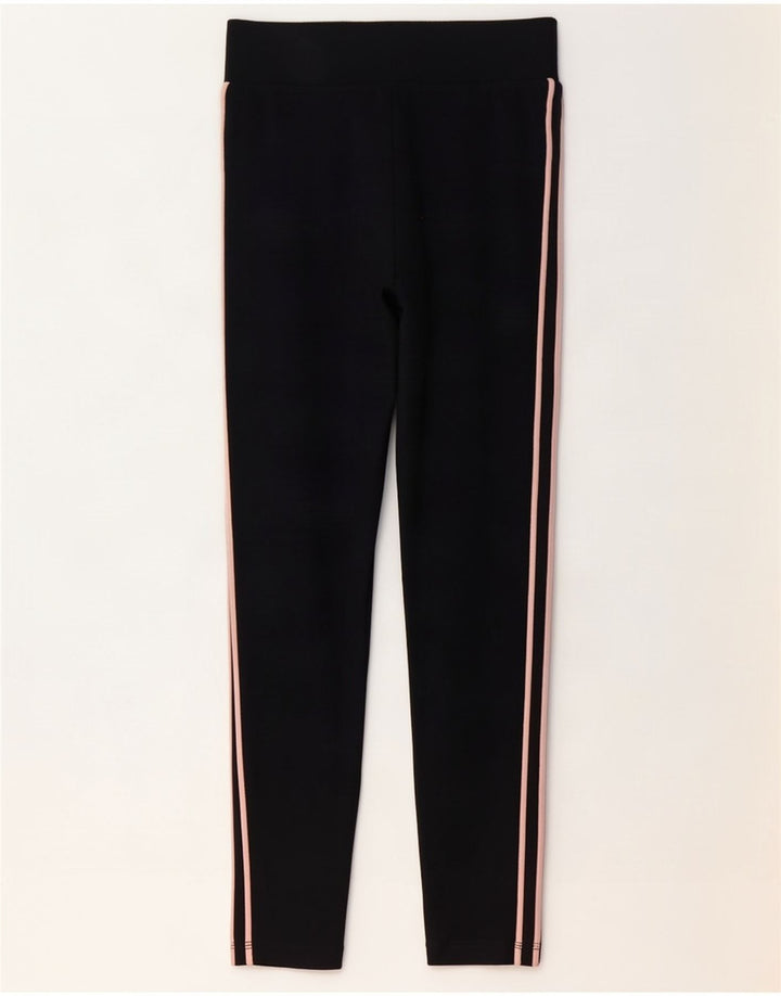 Marks & Spencer Womens Leggings UK 8 Small Navy Blue Cotton