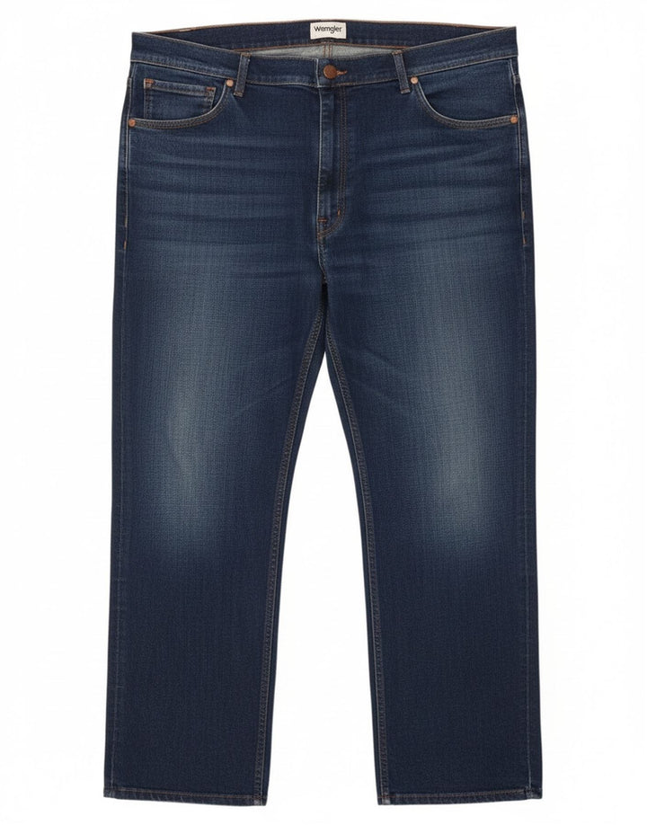 Wrangler Straight Jeans til mænd W47 L28 Marineblå