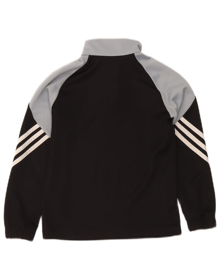 Adidas Boys Climalite Pullover Træningsdragt Top 7-8 år Lille Sort