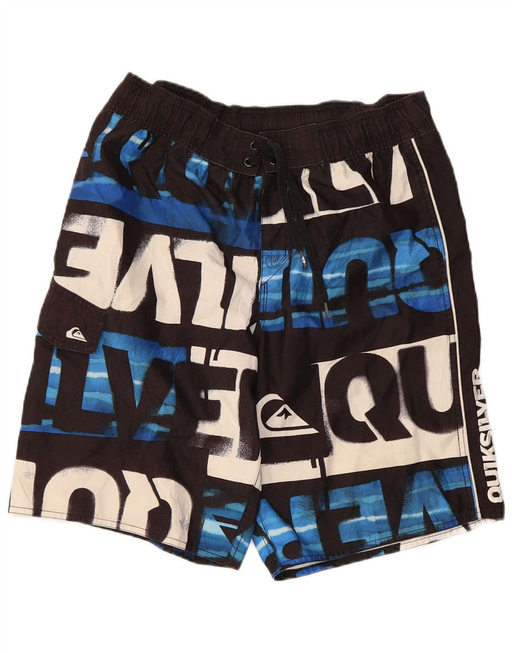 Quiksilver Herre grafiske svømmeshorts Medium Sort Polyester