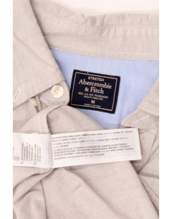 Abercrombie & Fitch Herreskjorte Medium Grey Cotton