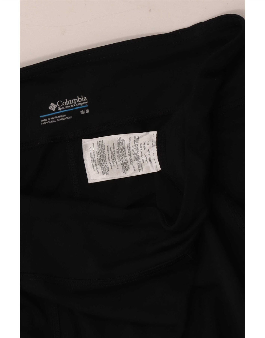 Columbia Dame Capri Leggings UK 12 Medium Navy Blue Polyester